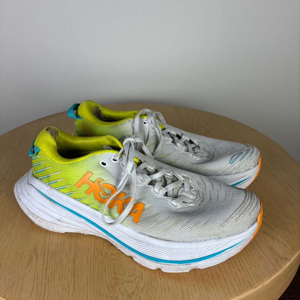 Hoka One One Bondi X Womens 9.5 Running Shoes Sporty Athletic Activewear Comfort